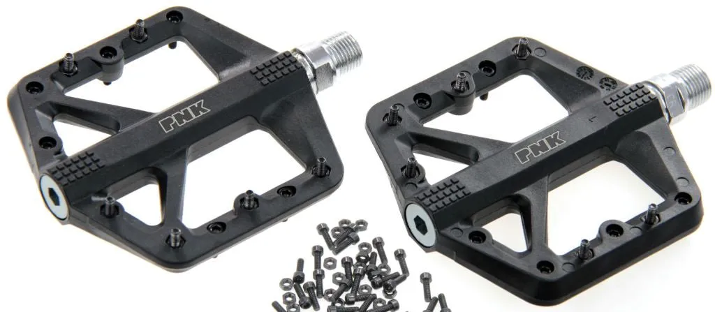 PNK - Ultra-Light Thermoplastic Cr-Mo Flat Pedals