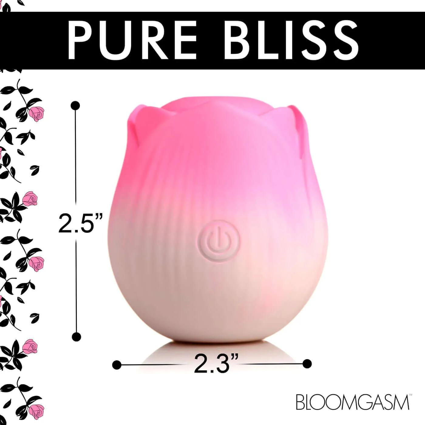 Pulsing Petals Throbbing Rose Stimulator - Pink