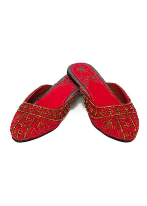 Red Color Ethnic Khusa-RS22