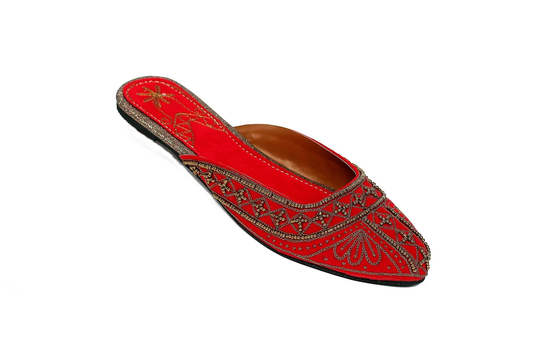 Red Color Ethnic Khusa-RS22