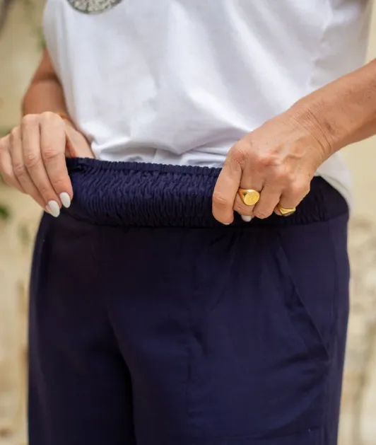 Resort Pant - Olive, Black & Ink