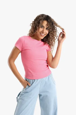 Ribbed Slim Fit Top