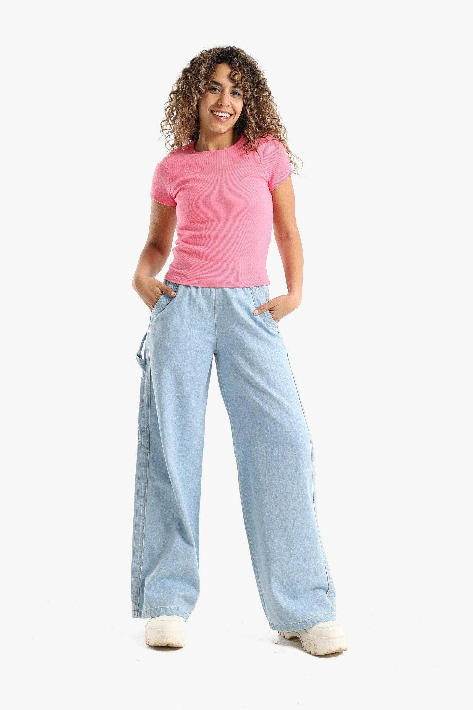 Ribbed Slim Fit Top