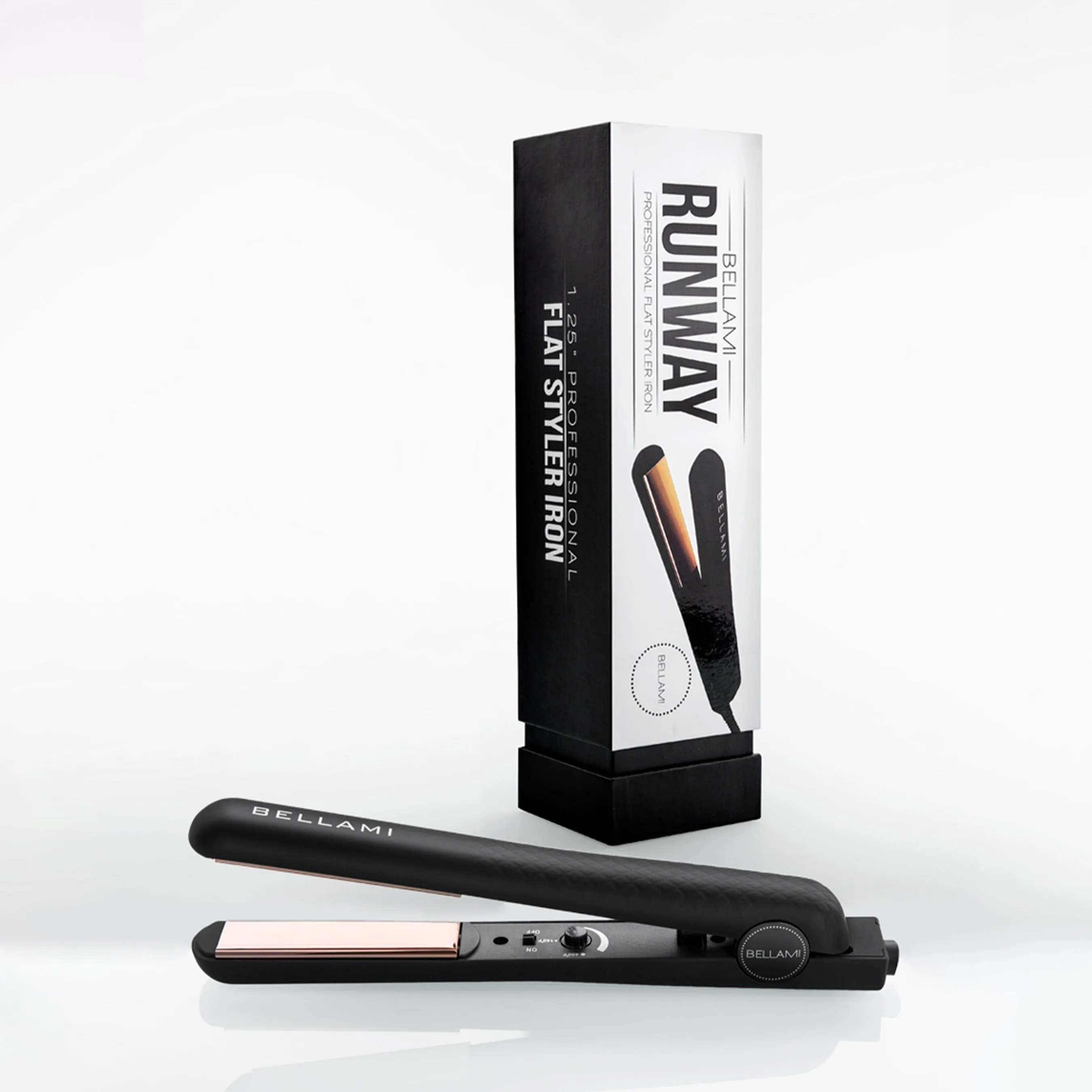 Runway Professional Flat Styler Iron - Black
