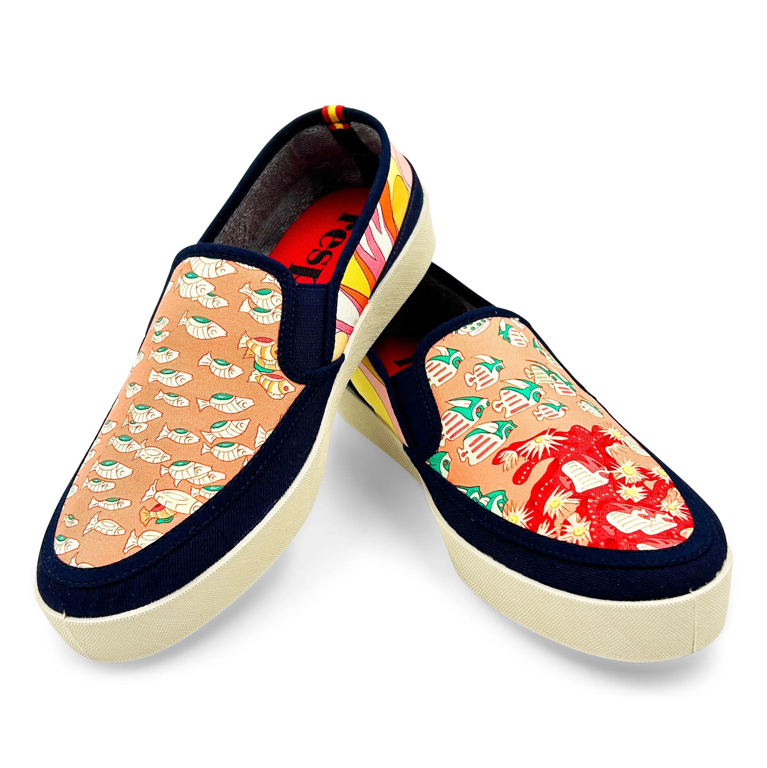 SERENA OCÉANE Orange Sport Loafer