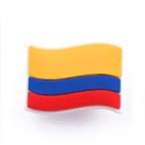 SHOE CHARMS - COLOMBIAN FLAG