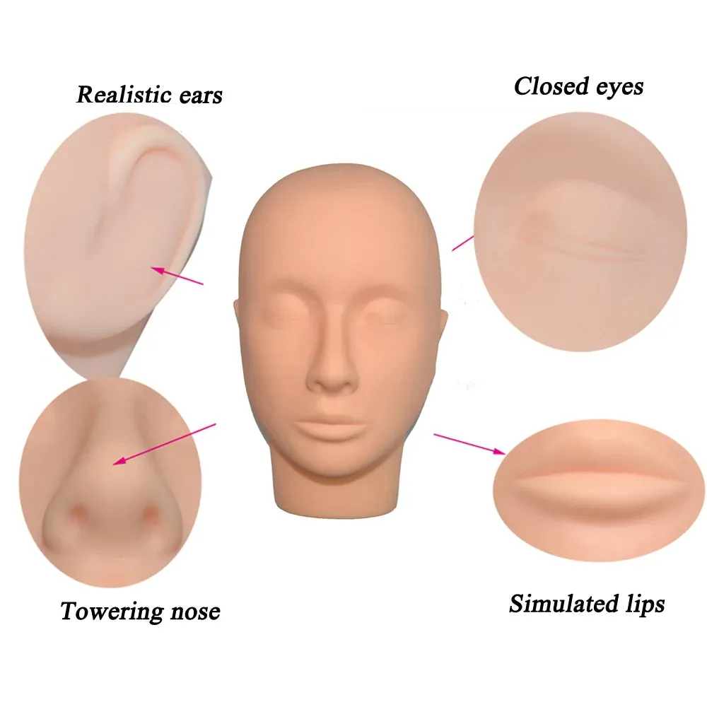 Silicone Mannequin Flat Head