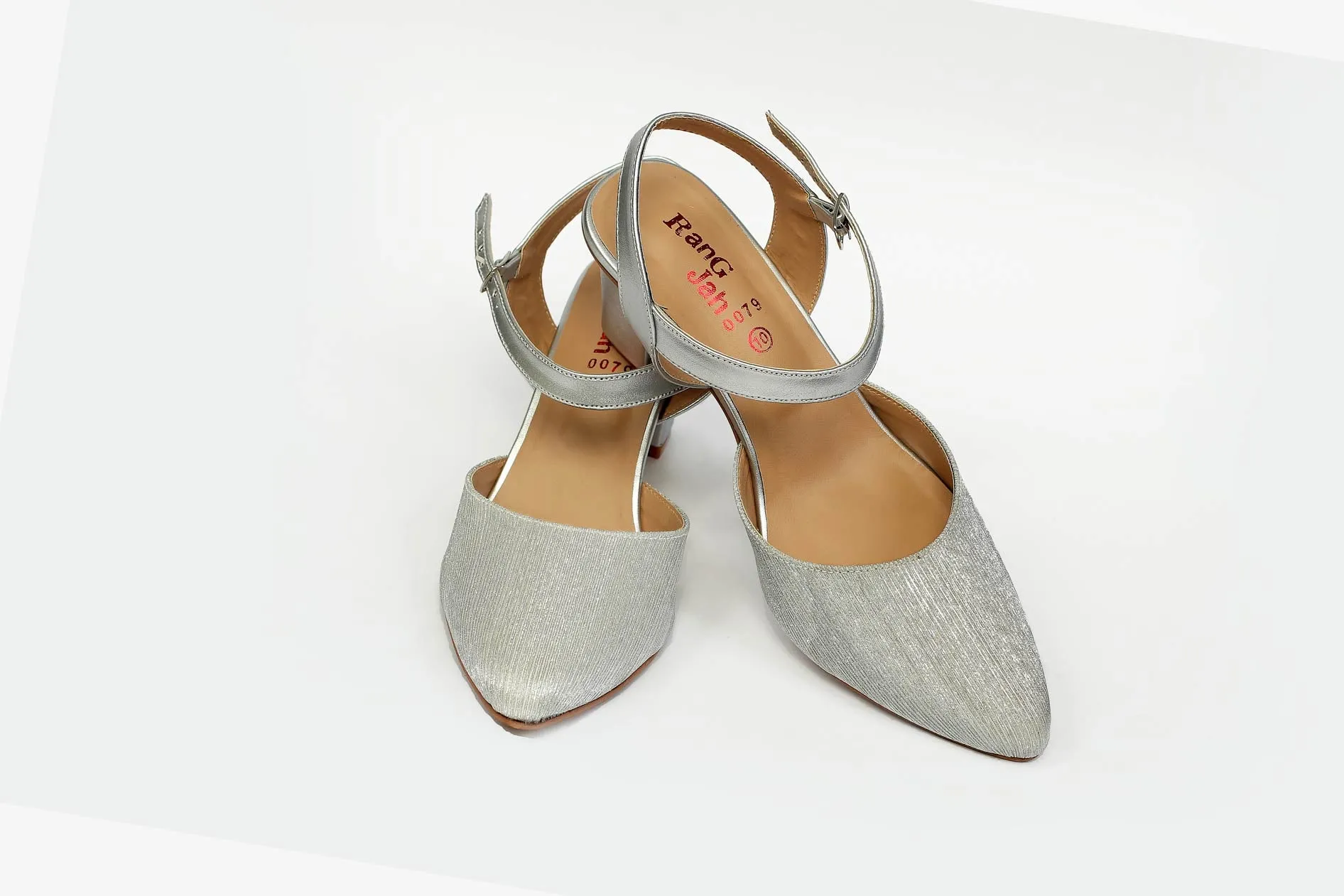 Silver Color Back Open Shoe-RS8