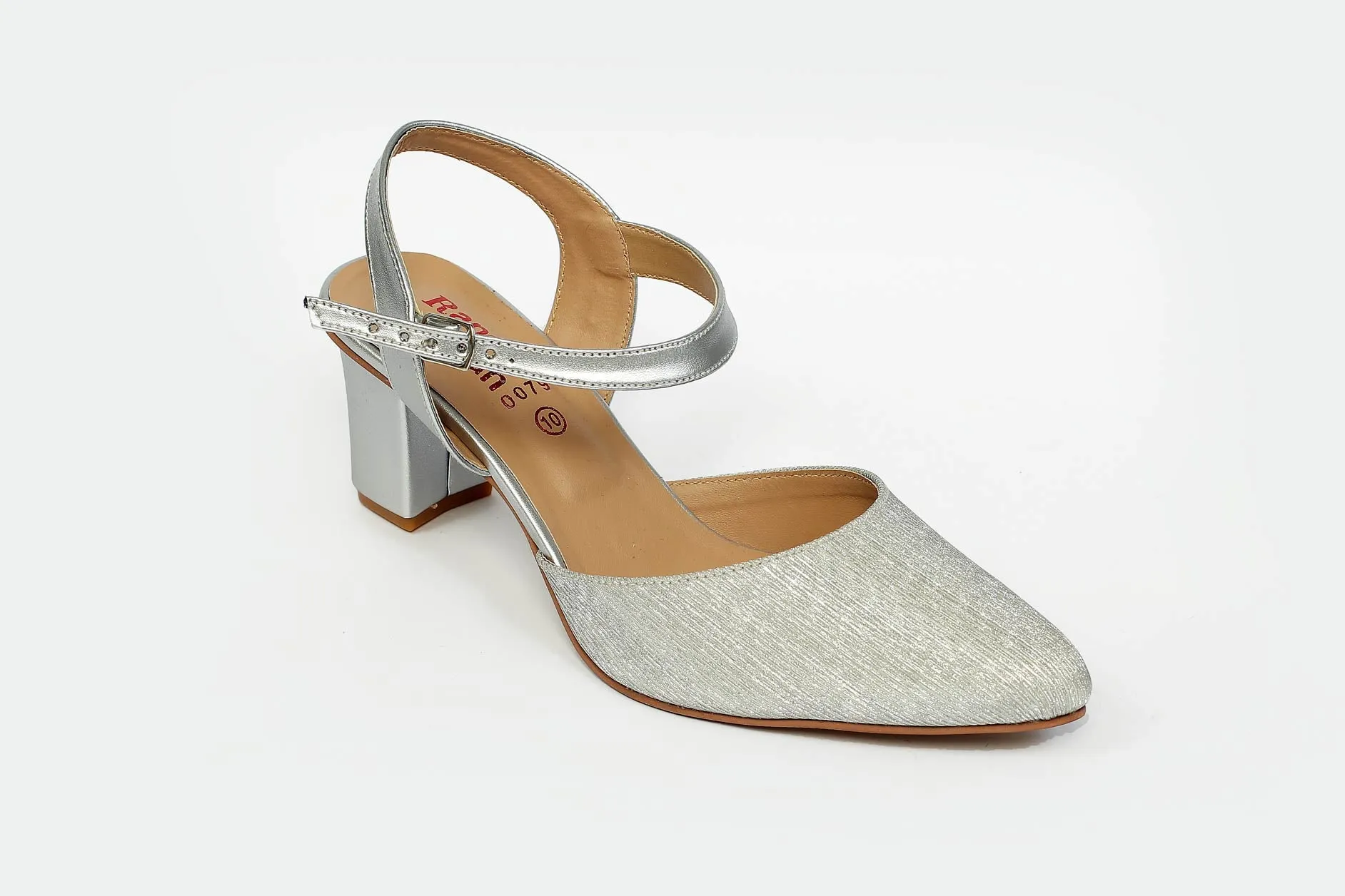 Silver Color Back Open Shoe-RS8