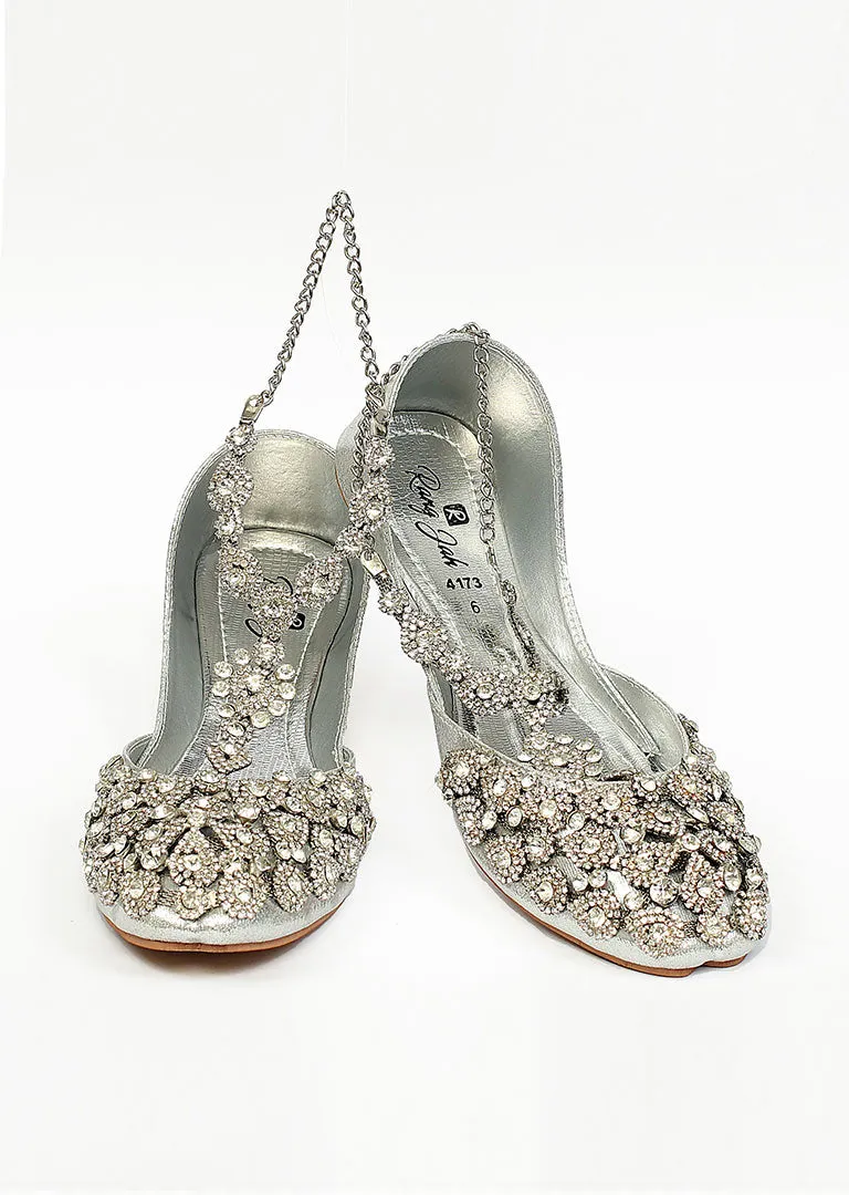 Silver Color Ethnic Khusa-RS37