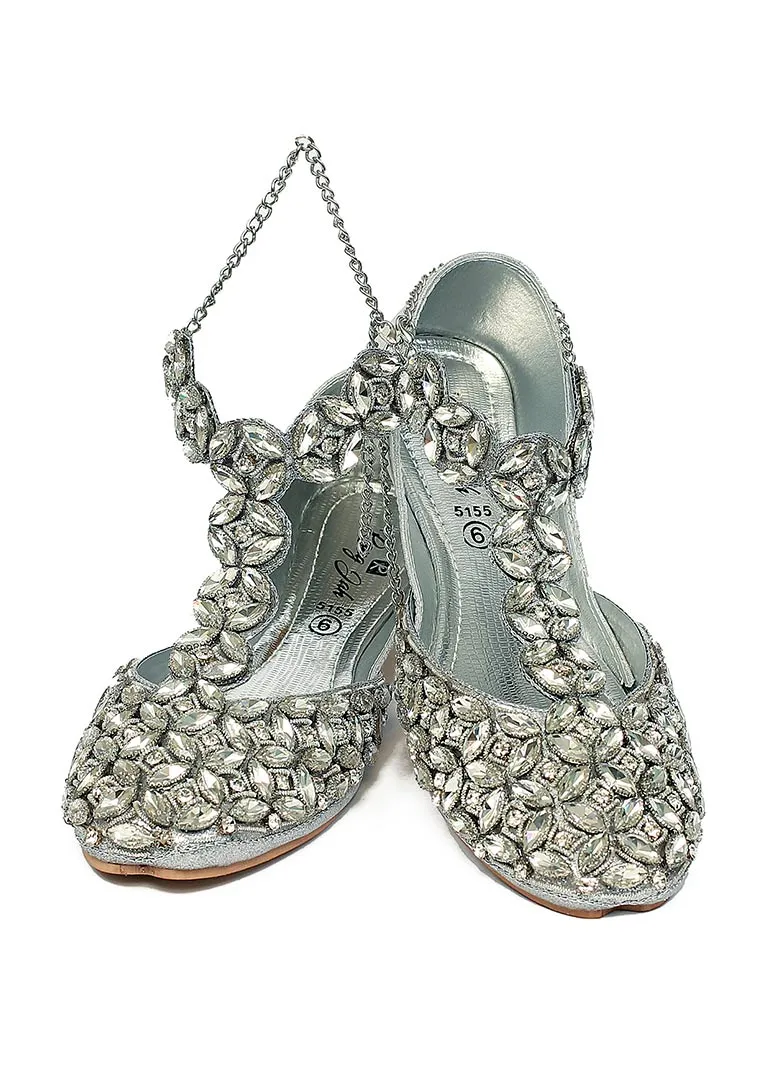 Silver Color Ethnic Khusa-RS39