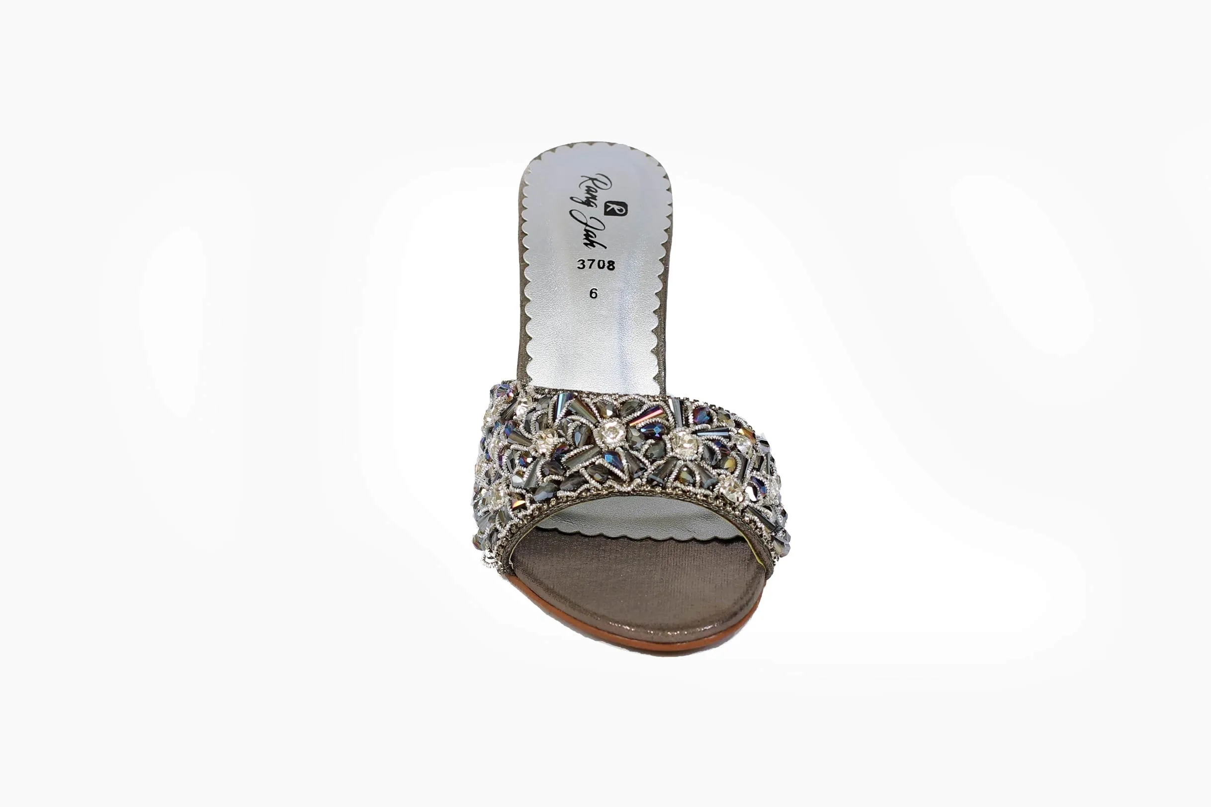 Silver Color Fancy Slippers-RS15