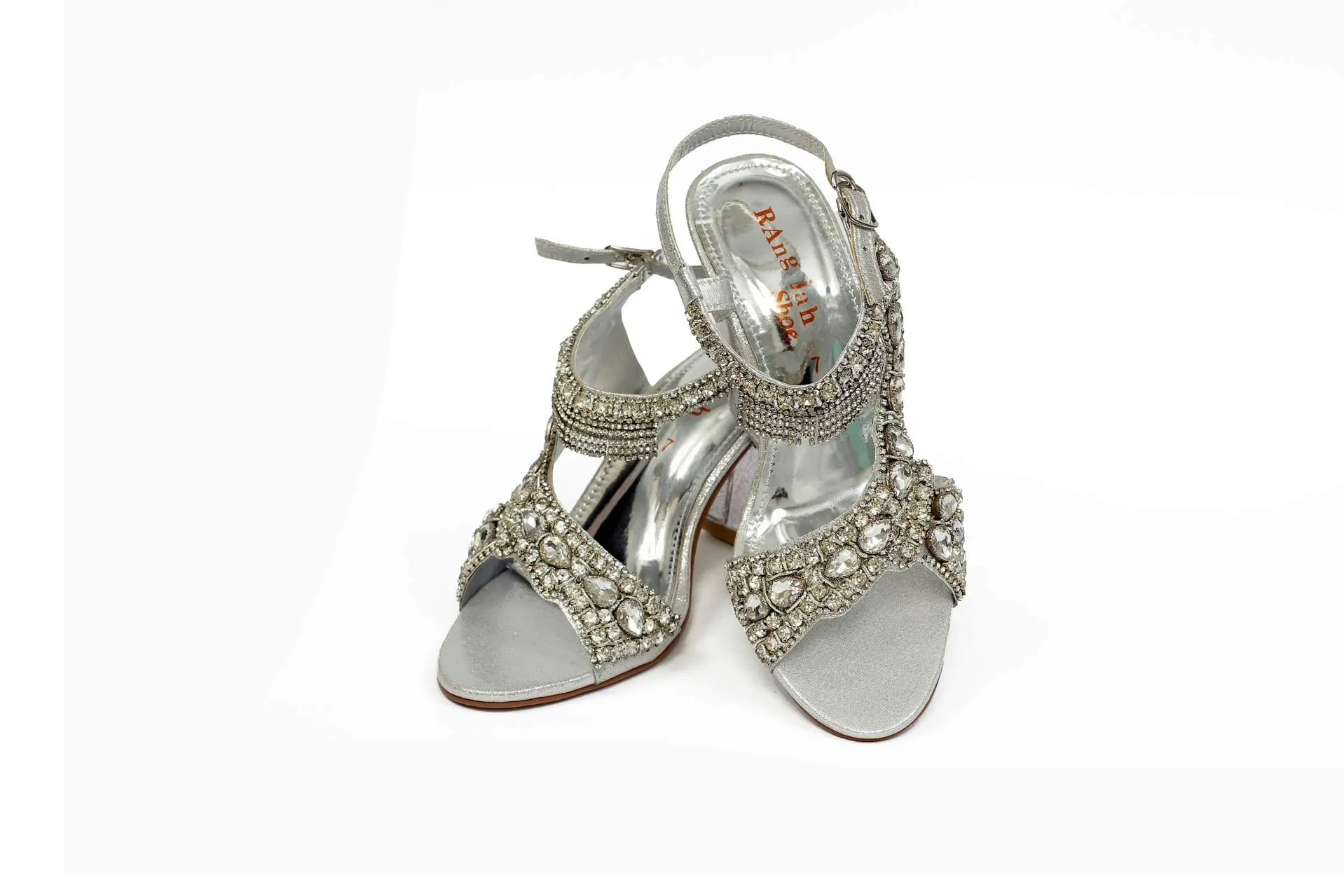 Silver Color Formal Sandals-RS14
