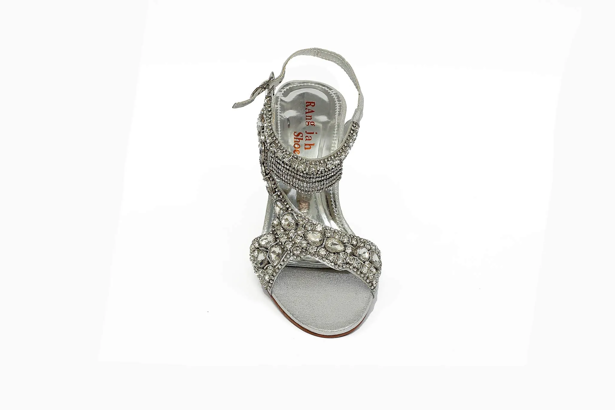 Silver Color Formal Sandals-RS14