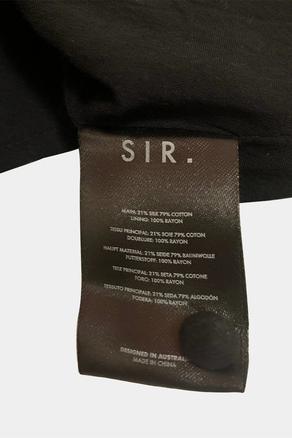 Sir The Label Black Dress