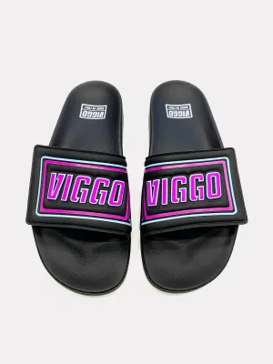 Slapi cu velcro reglabil ciclam