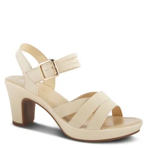 Spring Step Shoes Patrizia Neesa Stretch Sandal Women’s Vegan Comfort 3" Heel