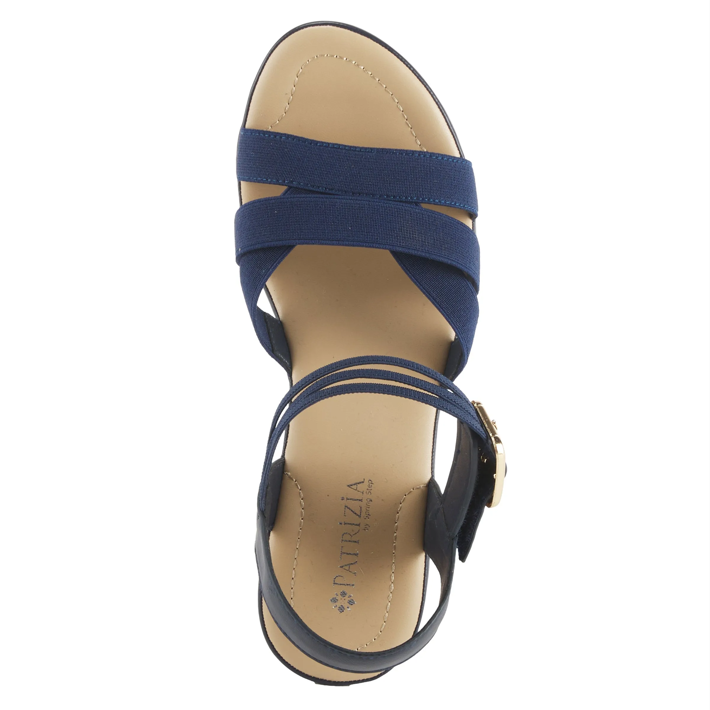 Spring Step Shoes Patrizia Neesa Stretch Sandal Women’s Vegan Comfort 3" Heel