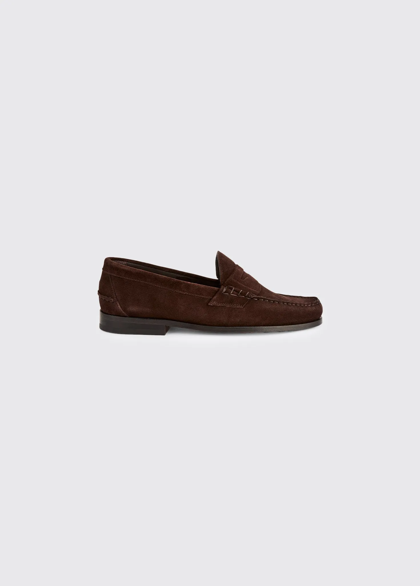 Stanford Men’s Suede Penny Loafer - Cigar