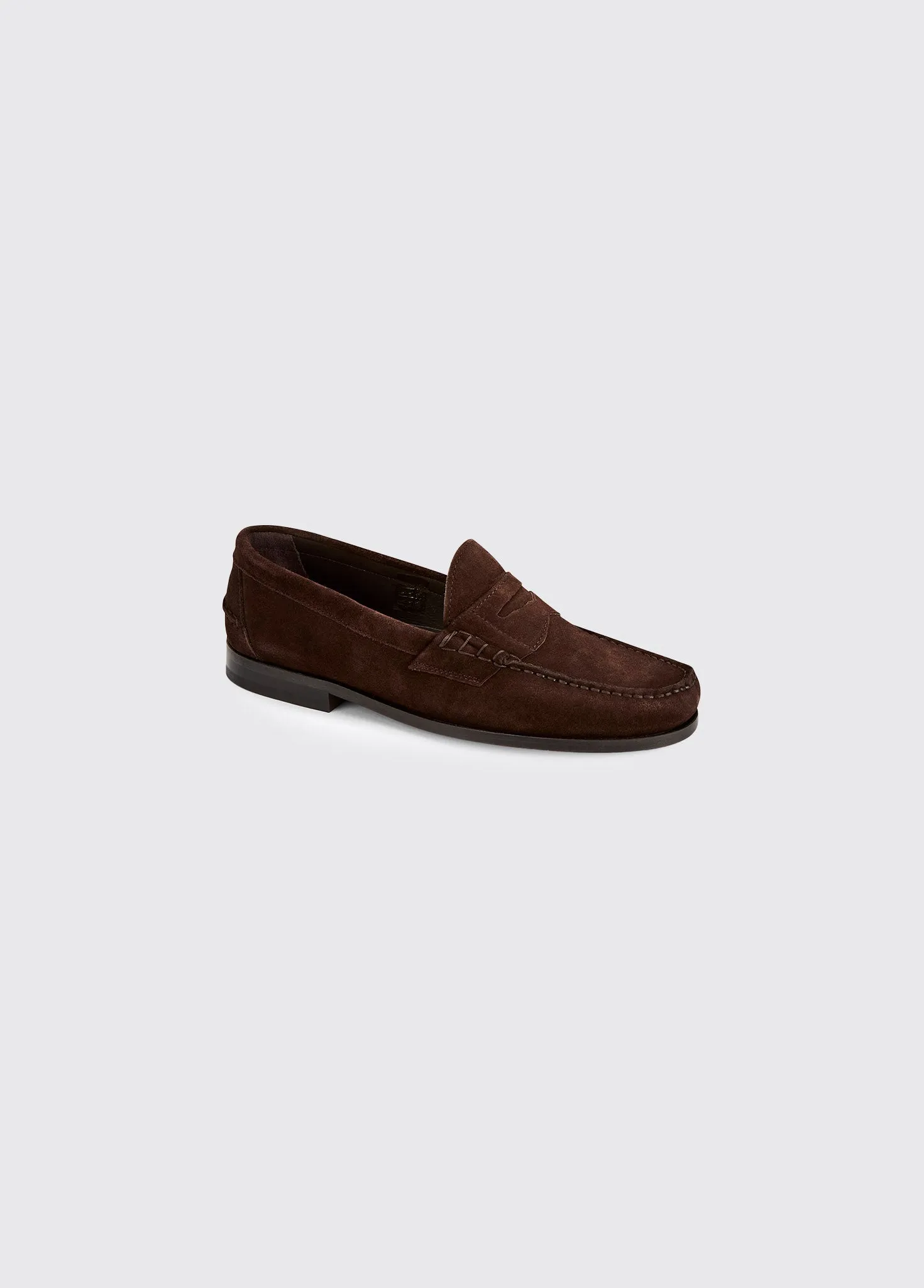 Stanford Men’s Suede Penny Loafer - Cigar