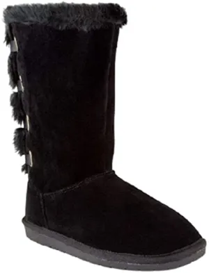 Sugar Women's Polly Slip On Winter Boots Warm Winter Booties Black 8