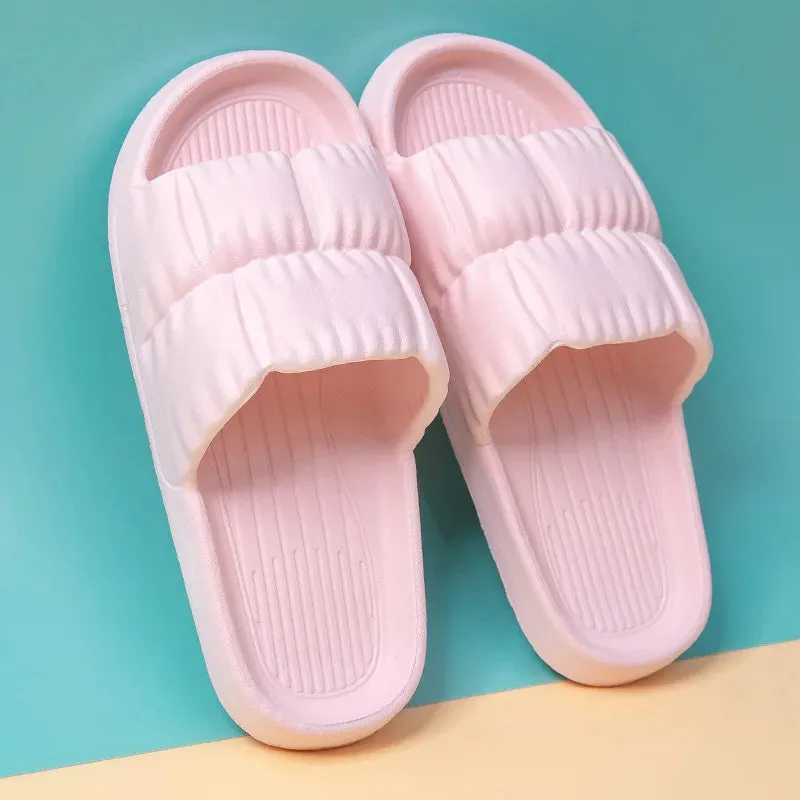 Summer Slippers Bathroom Platform Non-Slip Home