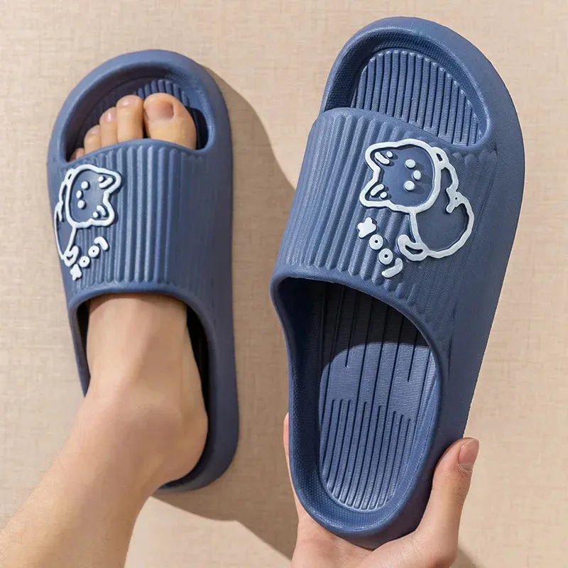 Summer Slippers Bathroom Platform Non-Slip Home