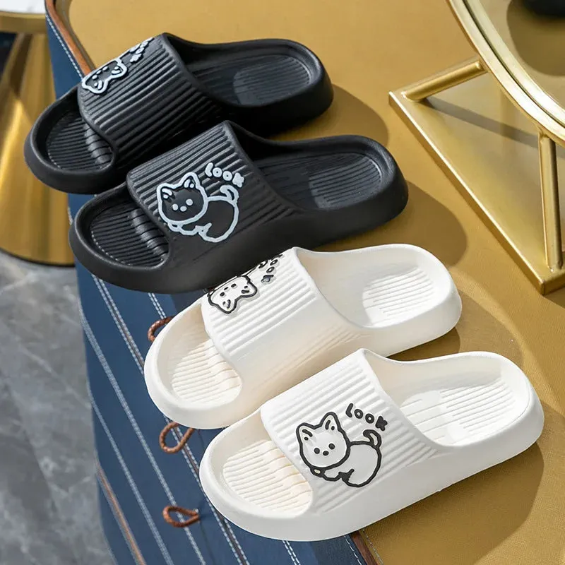 Summer Slippers Bathroom Platform Non-Slip Home