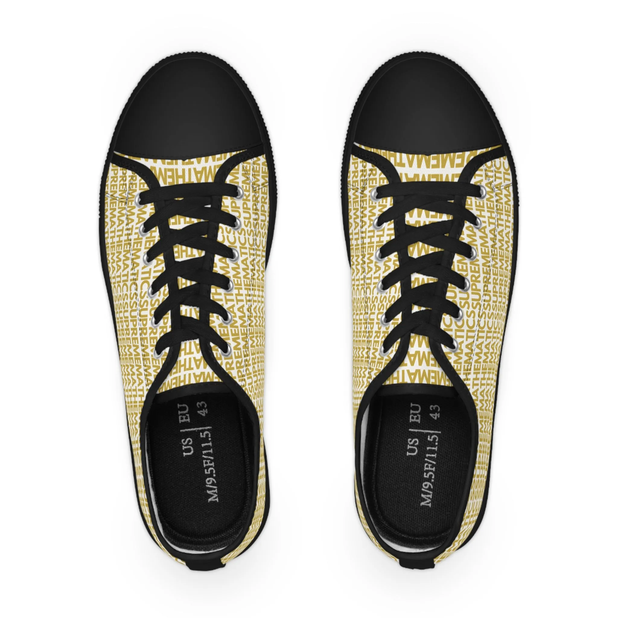 SUPREMEMATHEMATICS LOW TOP SNEAKERS