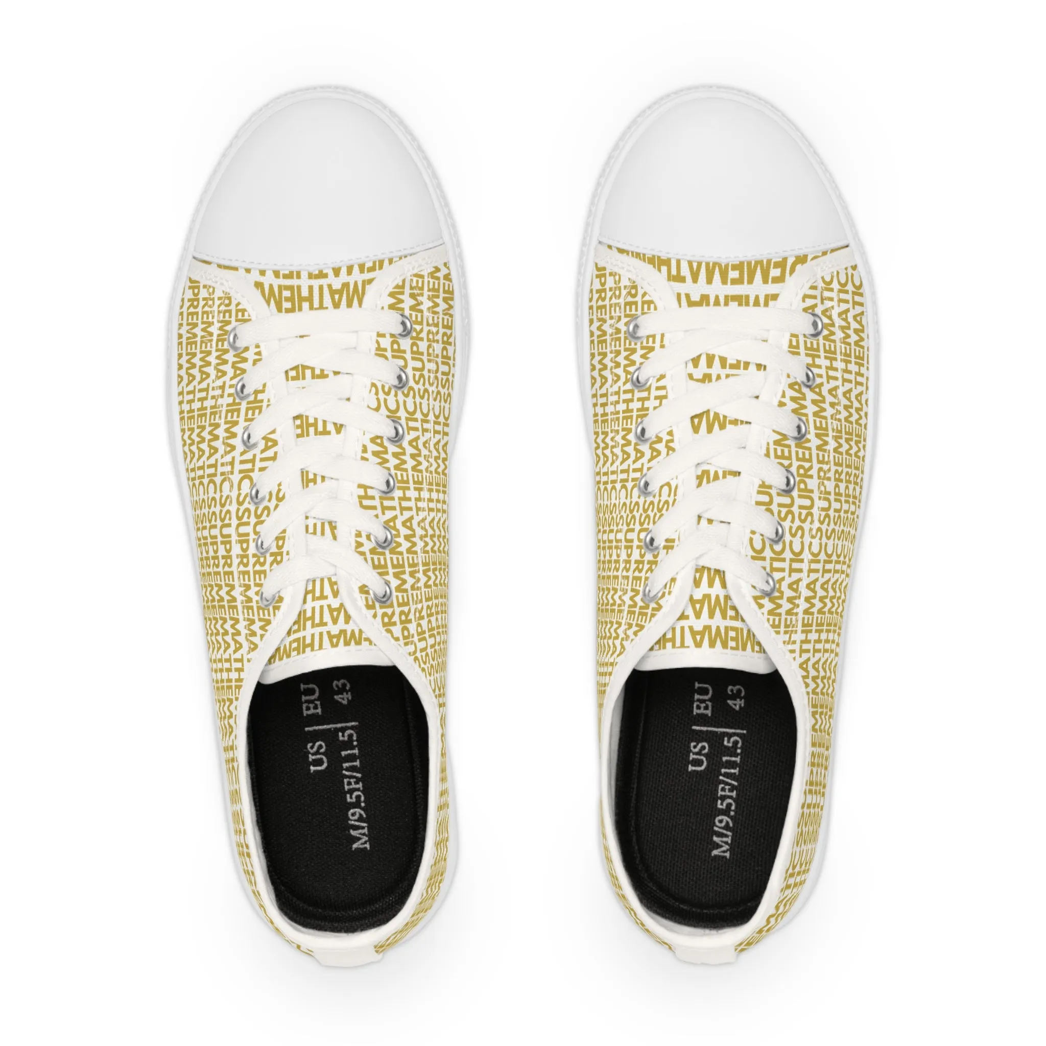 SUPREMEMATHEMATICS LOW TOP SNEAKERS