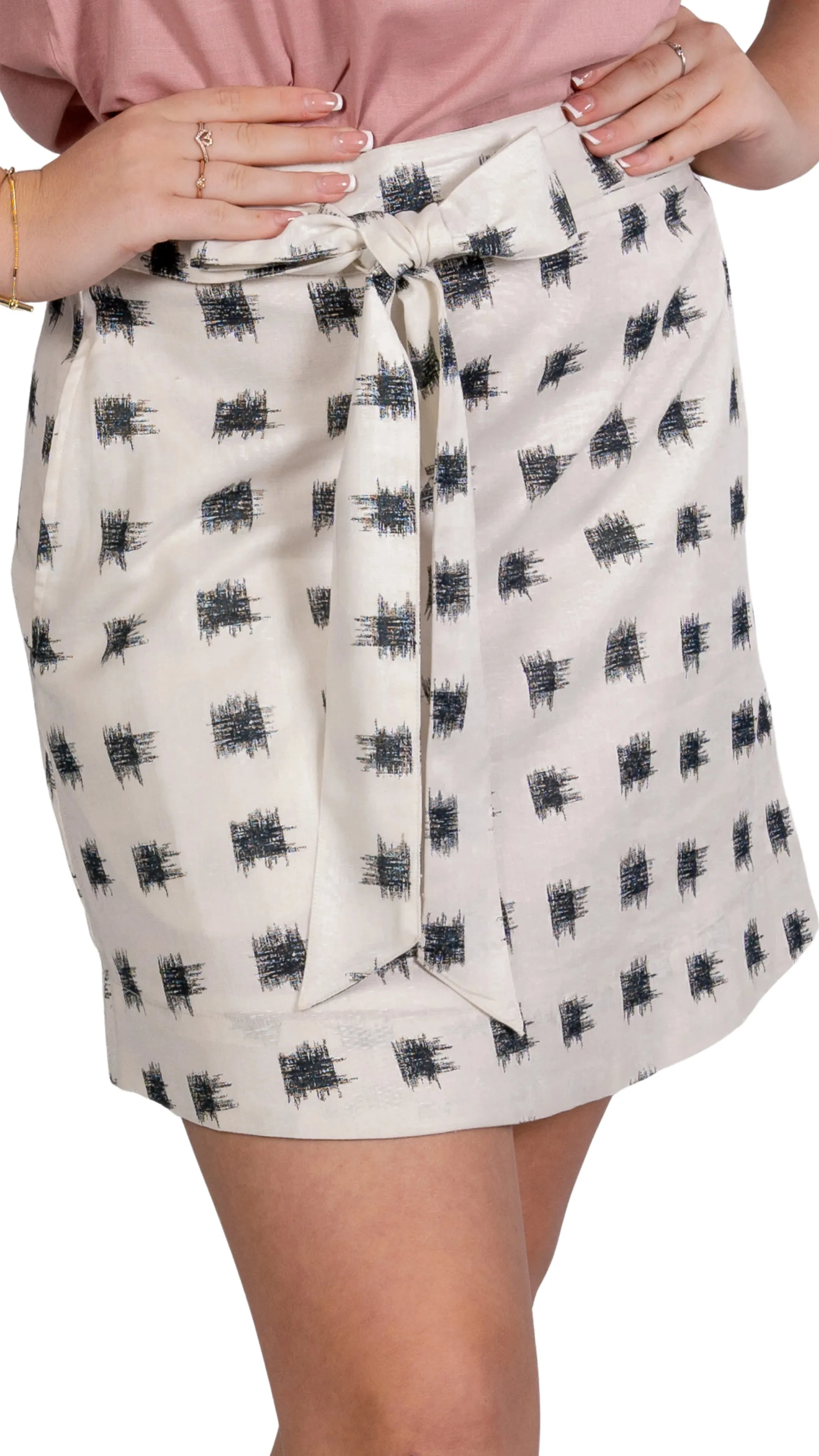Sustainable Elegance: Eco-Friendly Linen Cotton Skirt for Women