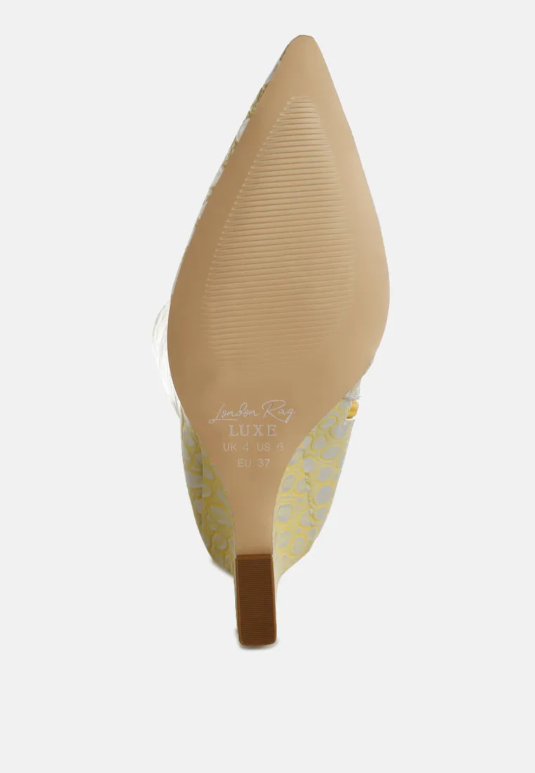 Tear Shaped Faux Leather Boots By RUW
