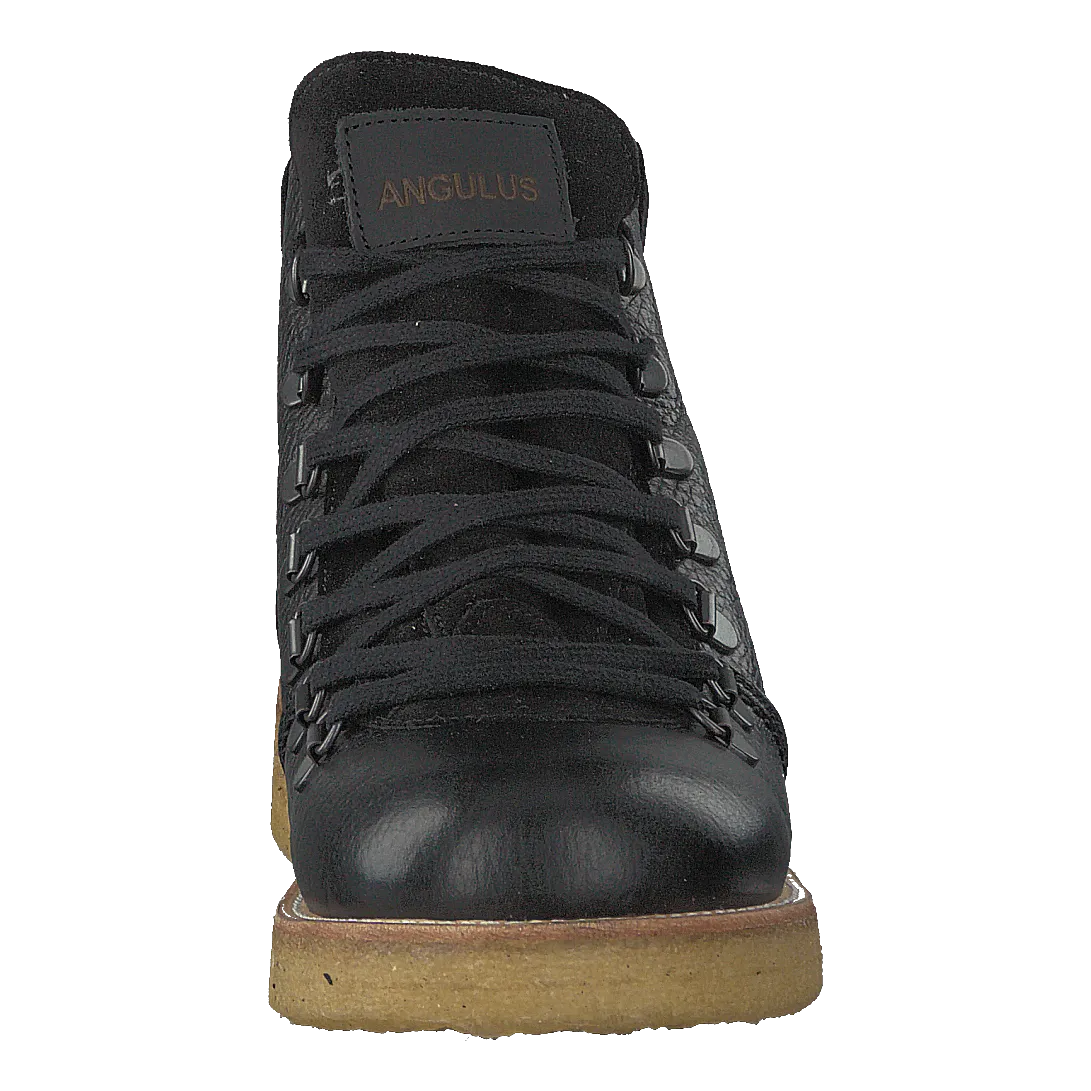 Tex-boot With Laces Black