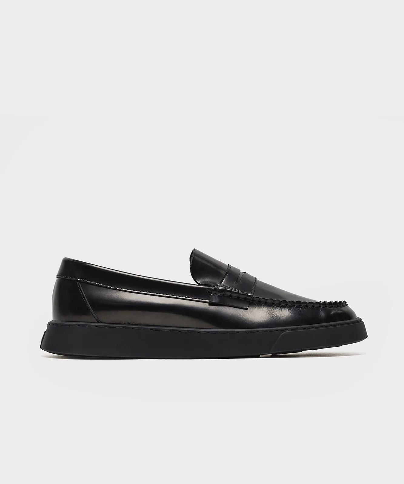 The Cornell Sport All Black Brushed Leather