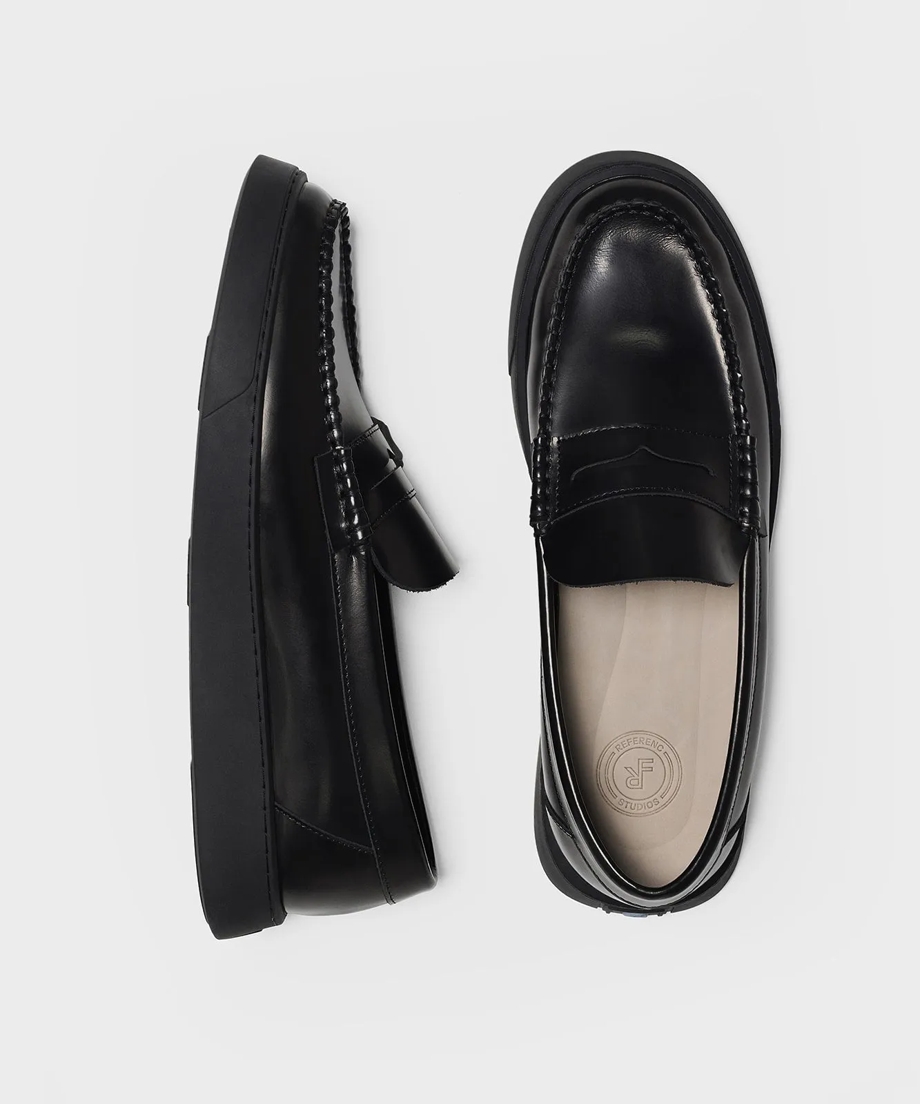 The Cornell Sport All Black Brushed Leather