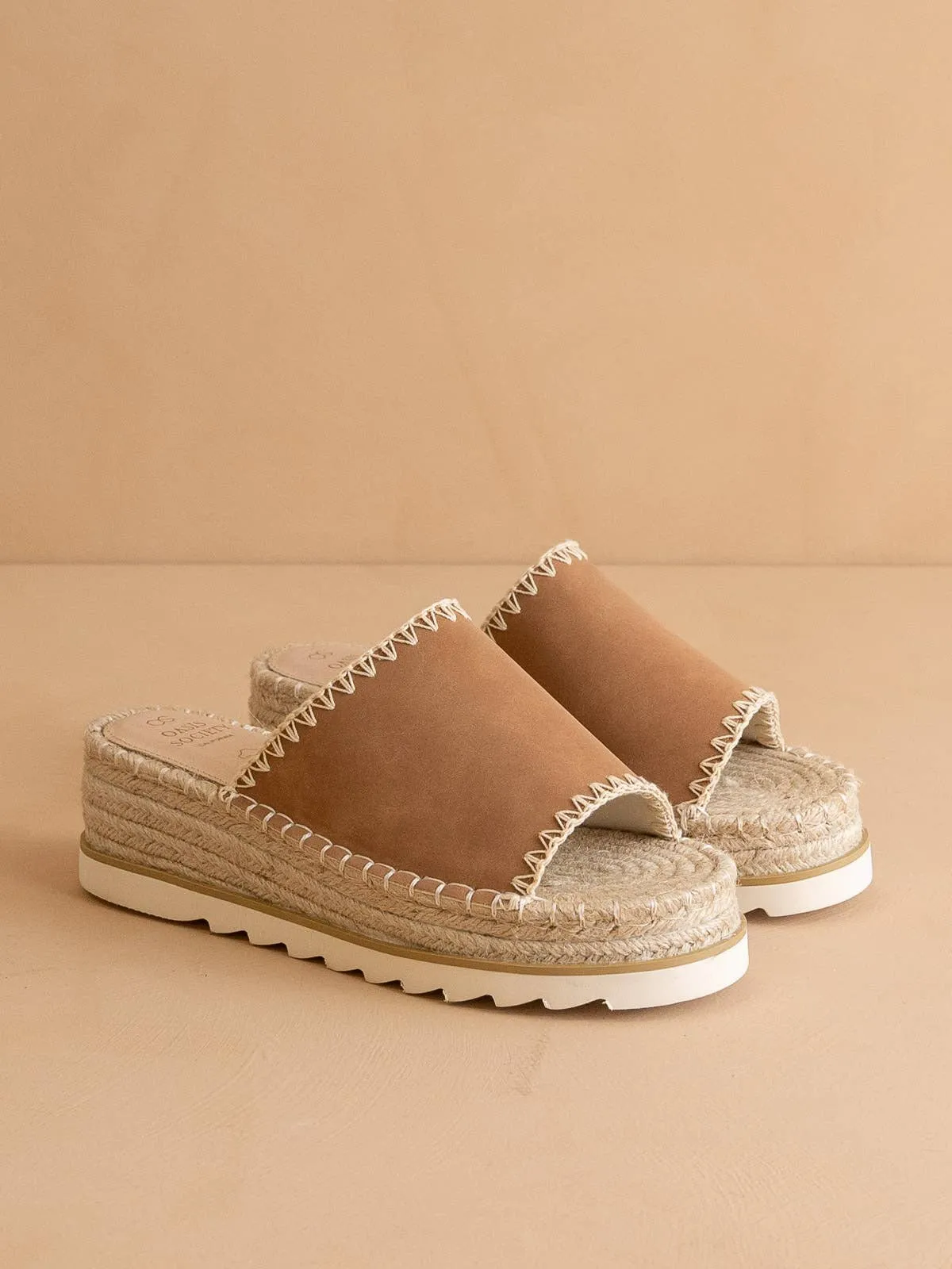 The Vista Camel | Espadrille Platform Sandal
