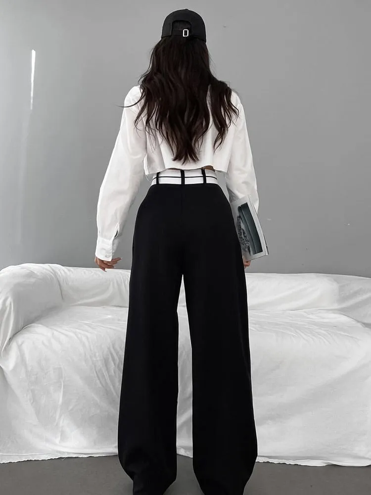 Tierra Patchwork Wide Leg High Waisted Pants