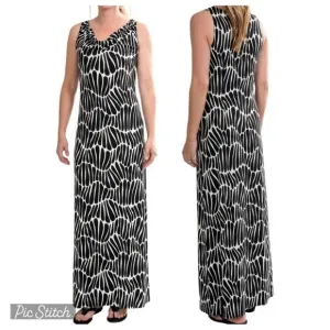 Tommy Bahama Sea Tangle Cowl Neck Maxi Dress