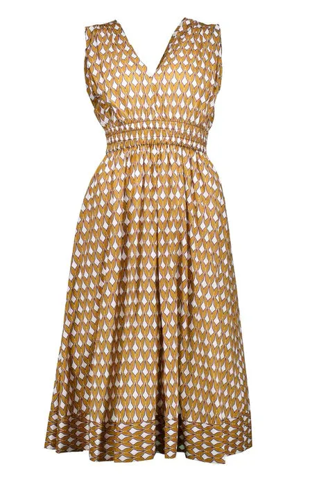 Tuesday Label Joshua Dress - Gold Print