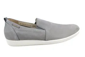 'Uberto' men's slip-on shoe - grey light