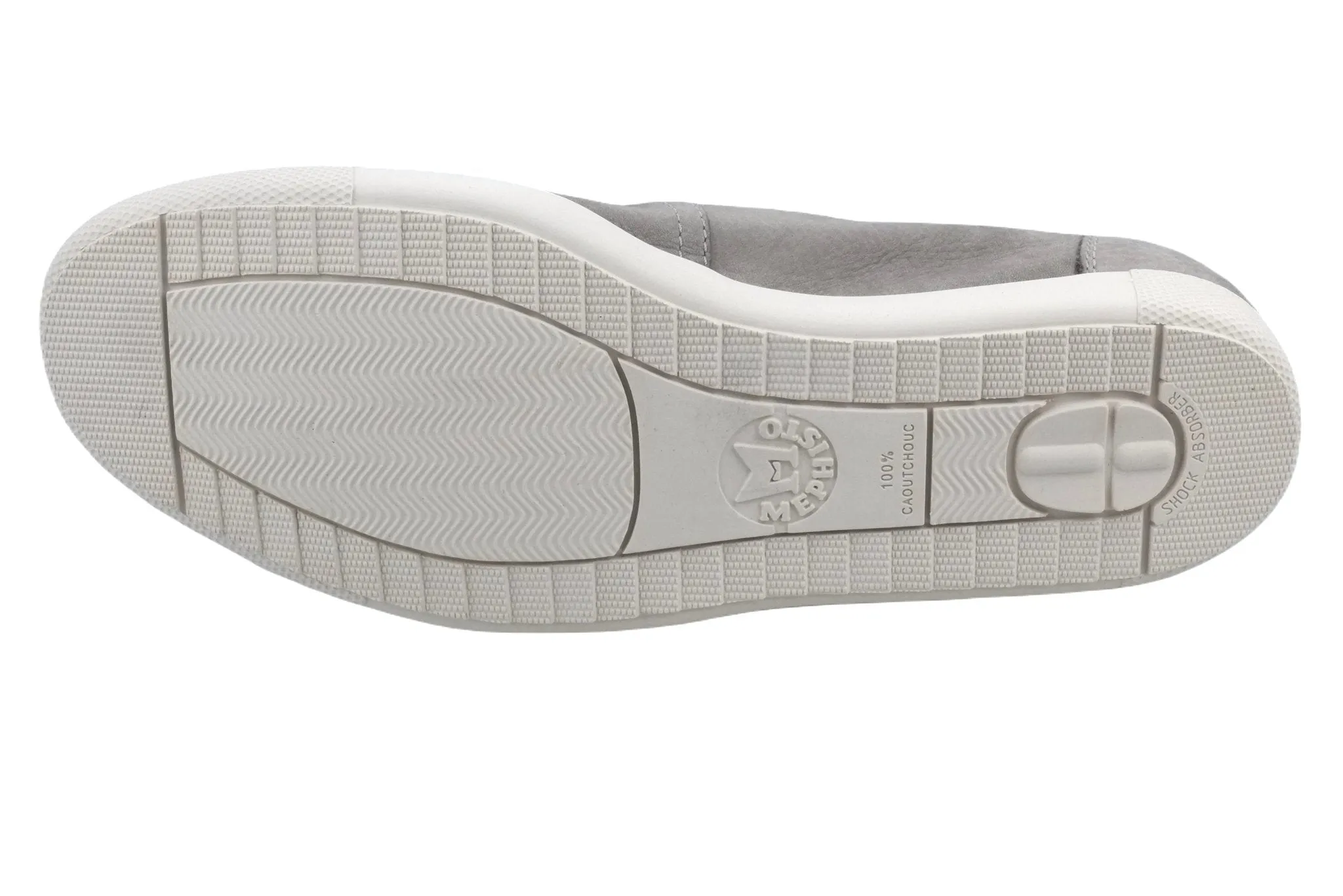 'Uberto' men's slip-on shoe - grey light