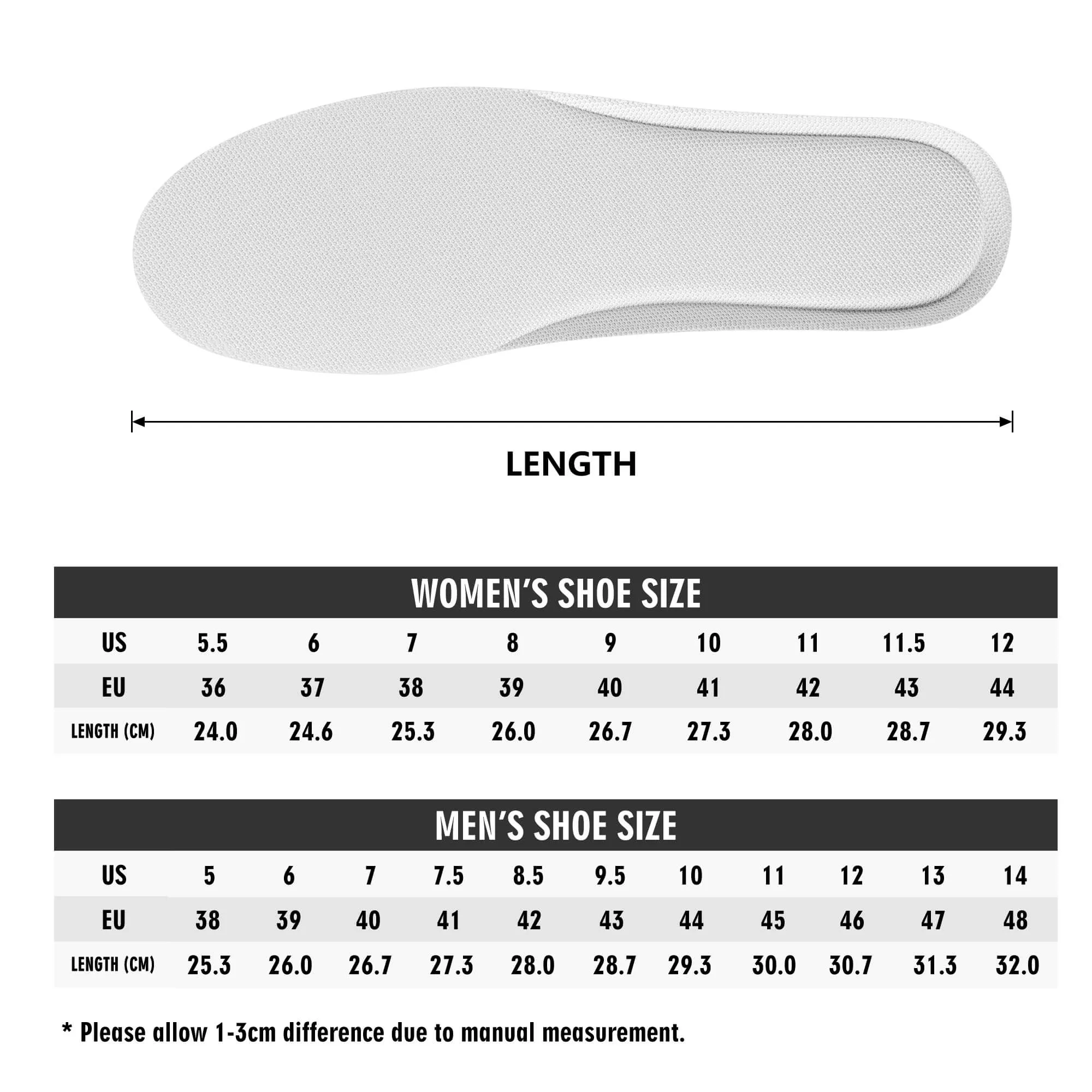 Unisex Black and White High Top Canvas Shoes