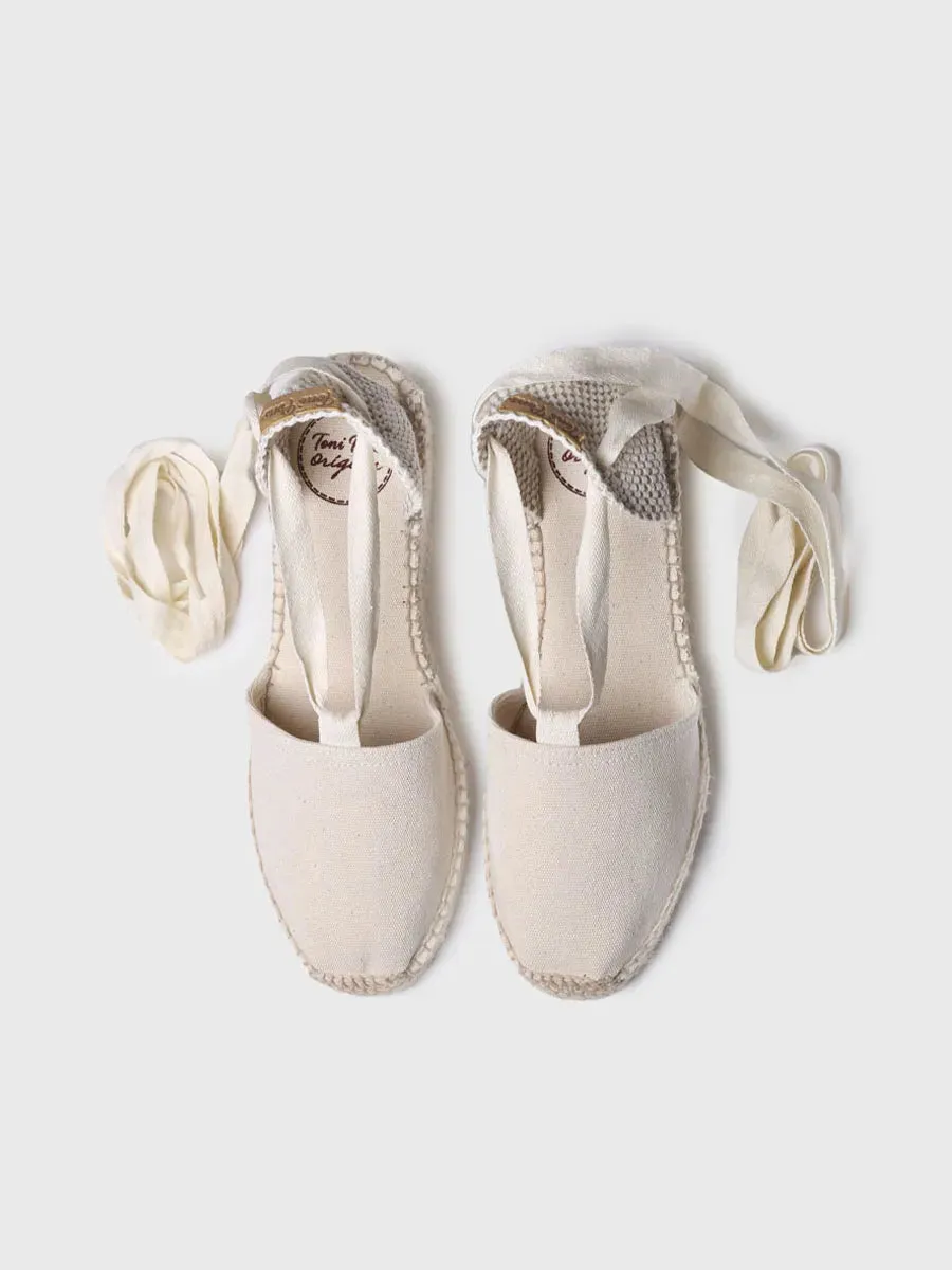 Valencian espadrille with strings - VALENCIA
