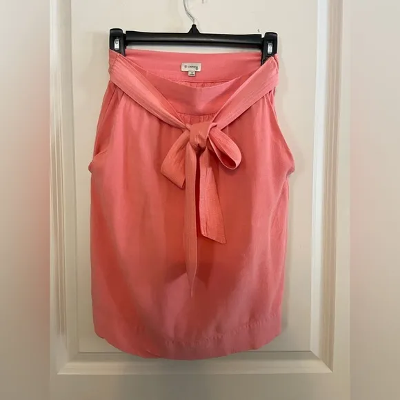 🍑VGUC w/Pockets Cremieux Sz-0 Cute, Versatile Midi Skirt,Side Zipper,Fully Lined