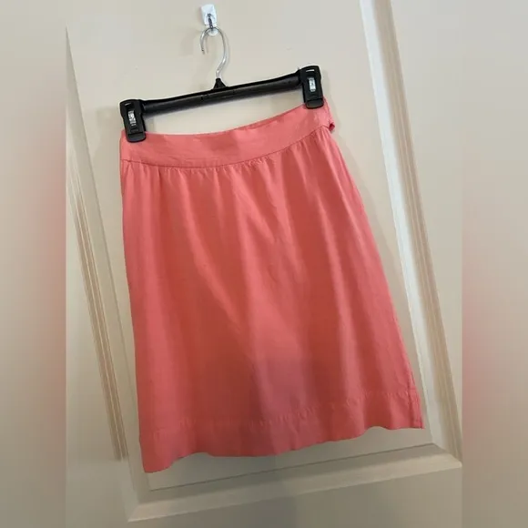 🍑VGUC w/Pockets Cremieux Sz-0 Cute, Versatile Midi Skirt,Side Zipper,Fully Lined