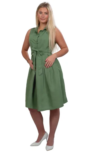 Vintage Midi Button-Up Dress For Women