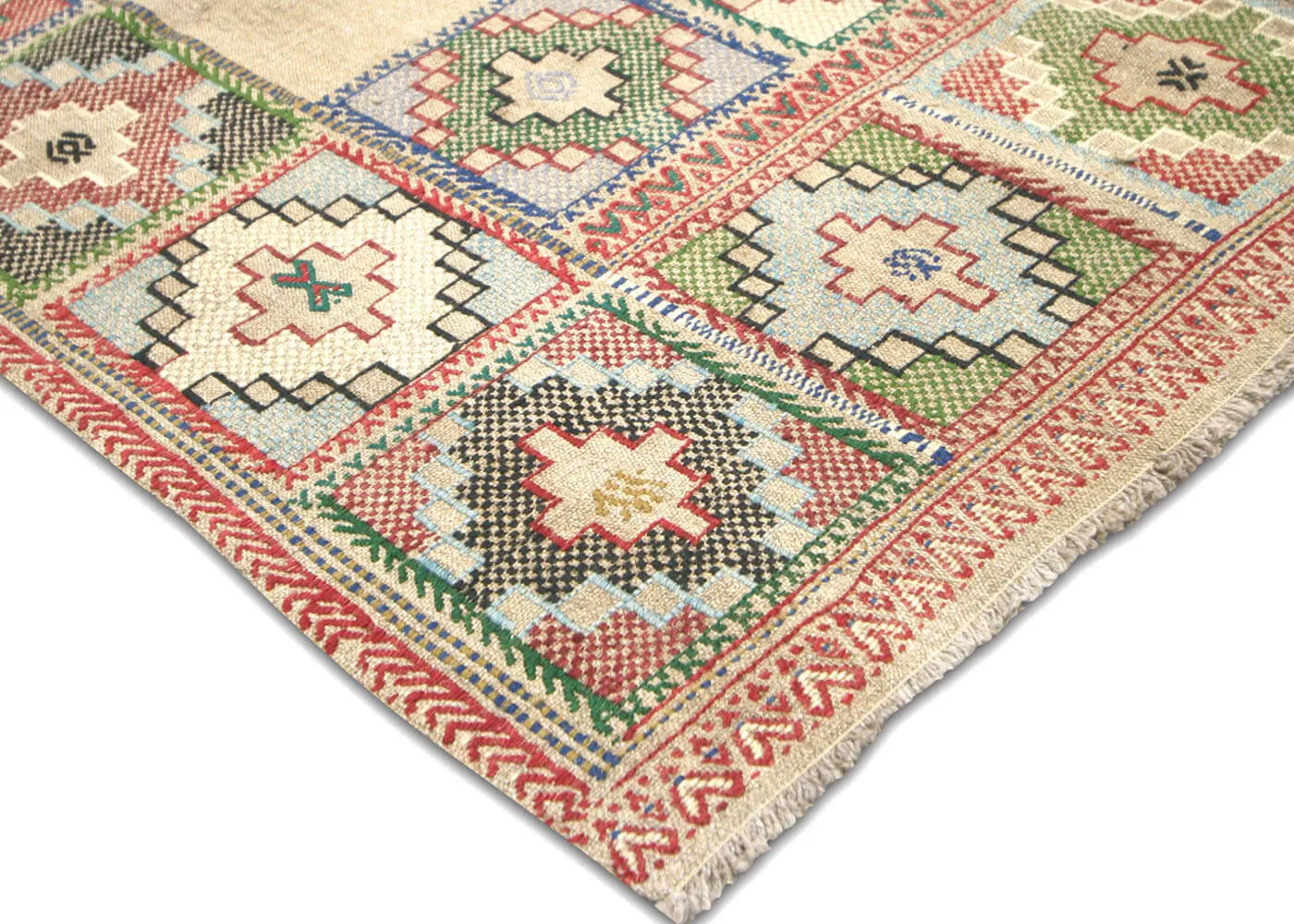 Vintage Turkish Kilim - 4' x 4'10"