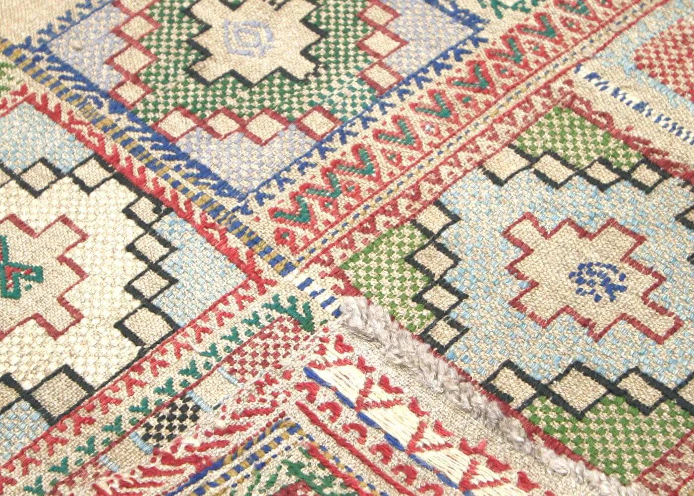 Vintage Turkish Kilim - 4' x 4'10"