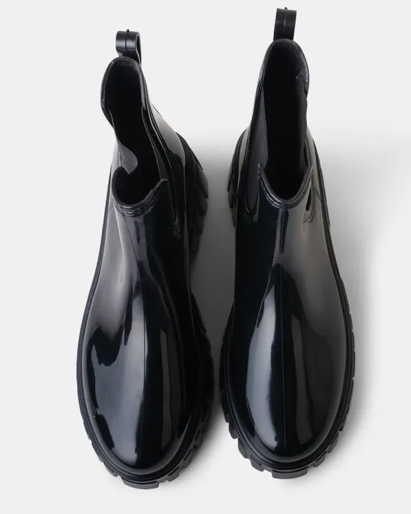 Walnut Leon Gumboot - Black