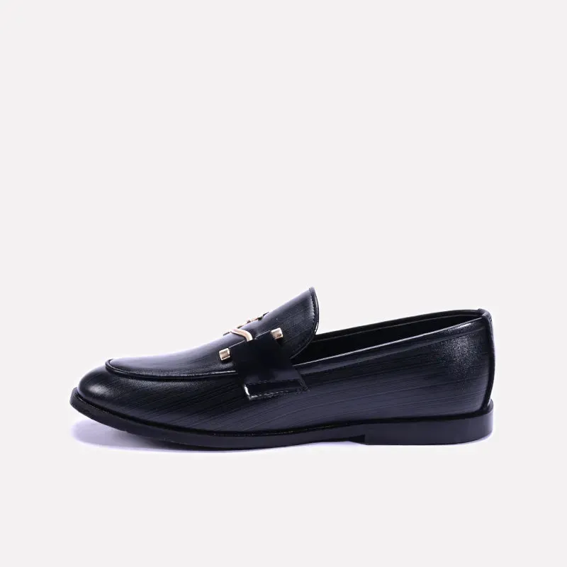 Windsor Black Formal Loafers Shoes 0111206